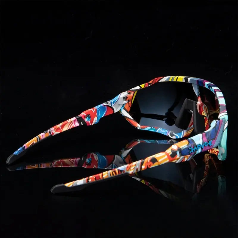 Óculos Esportivo com 5 Lentes | Anti-Impacto | Corrida e Ciclismo | UV400