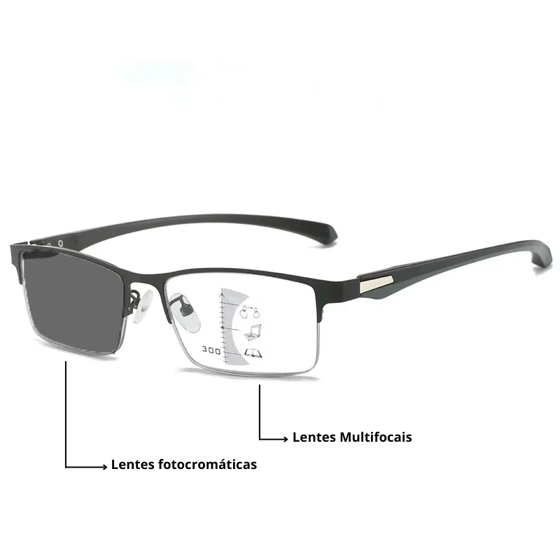 Óculos Multifocal Cavalier Pro Vision + Lentes Fotocromáticas - Últimas Unidades