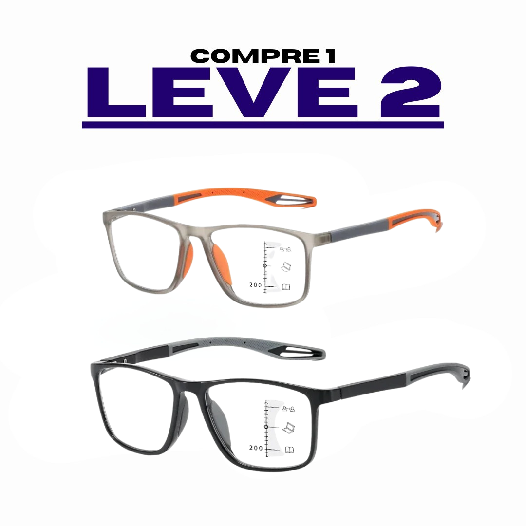 Apenas Hoje! COMPRE 1 LEVE 2 - Óculos Multifocal Lex Vision