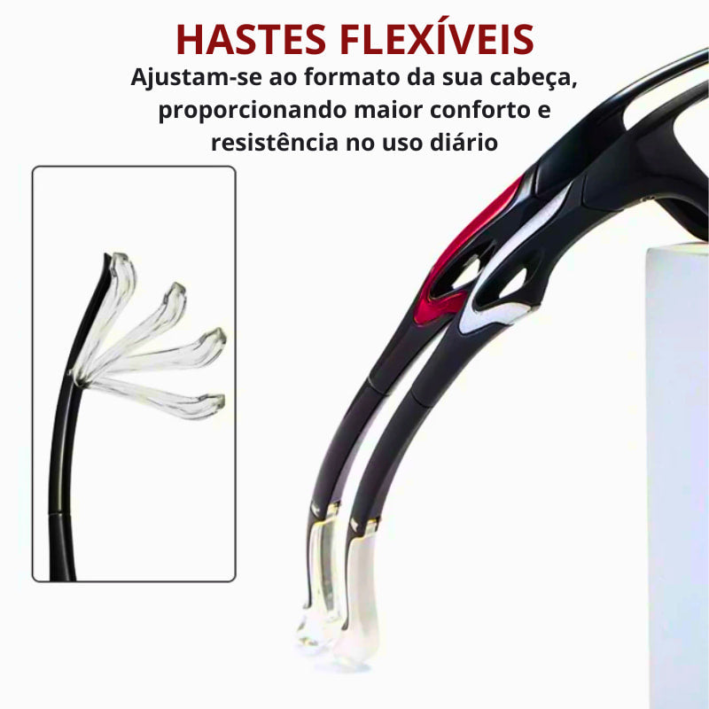 Óculos Esportivo Multifocal Zoom Max - Últimas Unidades